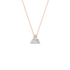 Load image into Gallery viewer, mini-3-stone-diamond-pendant-in-FDPD1129-0.30CT-NL-RG