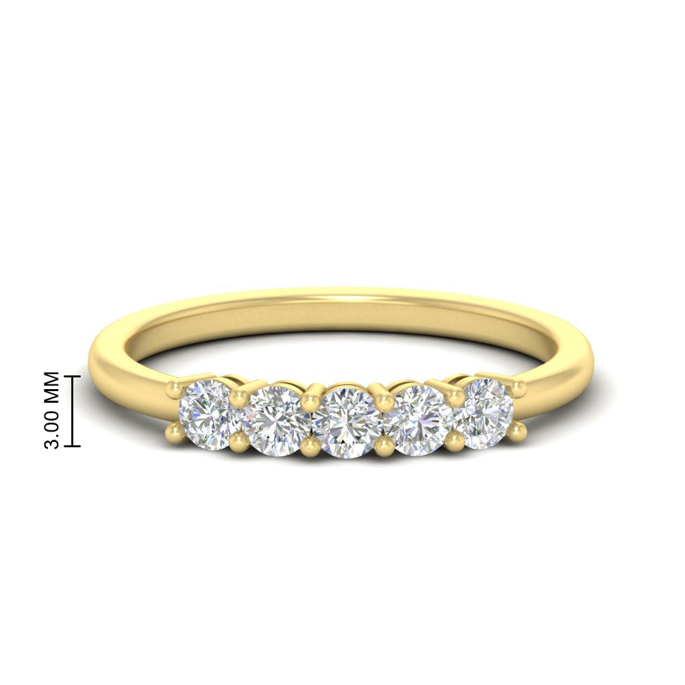 mini-5-stone-round-diamond-wedding-band-in-yellow-gold-FDENS141ROB-0.50CT-NL-YG-HW