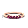 Load image into Gallery viewer, mini-5-stone-round-pink-sapphire-wedding-band-in-rose-gold-FDENS141ROBGSADRPI-0.50CT-NL-RG-HW