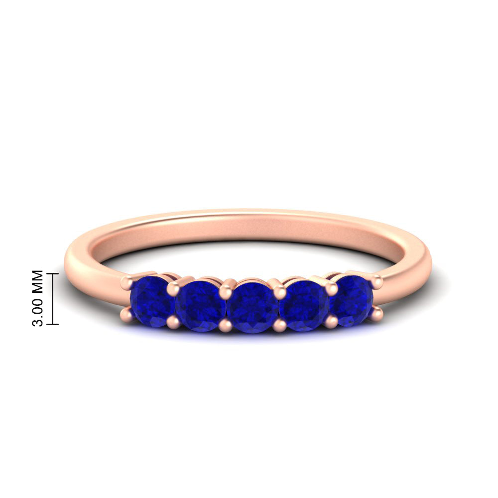 mini-5-stone-round-sapphire-wedding-band-in-rose-gold-FDENS141ROBGSABL-0.50CT-NL-RG-HW