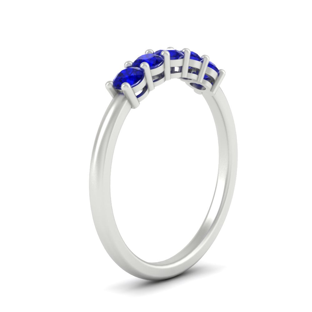 mini-5-stone-round-sapphire-wedding-band-in-white-gold-FDENS141ROBGSABLANGLE2-0.50CT-NL-WG