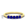Load image into Gallery viewer, mini-5-stone-round-sapphire-wedding-band-in-yellow-gold-FDENS141ROBGSABL-0.50CT-NL-YG-HW