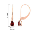 Load image into Gallery viewer, mini-pear-shape-ruby-drop-earrings-in-rose-gold-FDEAR11236PEGRUDR-0.50CT-NL-RG.jpg
