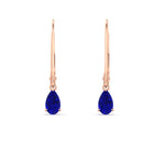 Load image into Gallery viewer, mini-pear-shape-sapphire-drop-earrings-in-rose-gold-FDEAR11236PEGSABL-0.50CT-NL-RG.jpg
