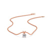 Load image into Gallery viewer, minimal-round-4-prong-diamond-necklace-in-rose-gold-FDPD8469ANGLE4-RO-0.50-RG