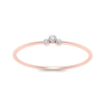 Load image into Gallery viewer, minimalist-3-diamond-bezel-ring-setting-in-rose-gold-FD9426ROR-NL-RG.jpg
