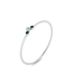Load image into Gallery viewer, minimalist-3-diamond-bezel-ring-setting-with-emerald-in-white-gold-FD9426RORGEMGR-NL-WG.jpg
