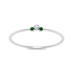 Load image into Gallery viewer, minimalist-3-diamond-bezel-ring-setting-with-emerald-in-white-gold-FD9426RORGEMGR-NL-WG.jpg
