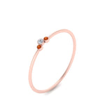 Load image into Gallery viewer, minimalist-3-diamond-bezel-ring-setting-with-orange-sapphire-in-rose-gold-FD9426RORGSAOR-NL-RG.jpg
