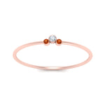 Load image into Gallery viewer, minimalist-3-diamond-bezel-ring-setting-with-orange-sapphire-in-rose-gold-FD9426RORGSAOR-NL-RG.jpg

