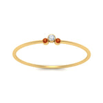 Load image into Gallery viewer, minimalist-3-diamond-bezel-ring-setting-with-orange-sapphire-in-yellow-gold-FD9426RORGSAOR-NL-YG.jpg
