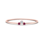 Load image into Gallery viewer, minimalist-3-diamond-bezel-ring-setting-with-pink-sapphire-in-rose-gold-FD9426RORGSADRPI-NL-RG.jpg
