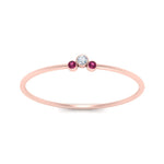 Load image into Gallery viewer, minimalist-3-diamond-bezel-ring-setting-with-pink-sapphire-in-rose-gold-FD9426RORGSADRPI-NL-RG.jpg
