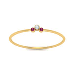 Load image into Gallery viewer, minimalist-3-diamond-bezel-ring-setting-with-pink-sapphire-in-yellow-gold-FD9426RORGSADRPI-NL-YG.jpg
