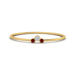 Load image into Gallery viewer, minimalist-3-diamond-bezel-ring-setting-with-ruby-in-yellow-gold-FD9426RORGRUDR-NL-YG.jpg
