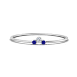 Load image into Gallery viewer, minimalist-3-diamond-bezel-ring-setting-with-sapphire-in-white-gold-FD9426RORGSABL-NL-WG.jpg
