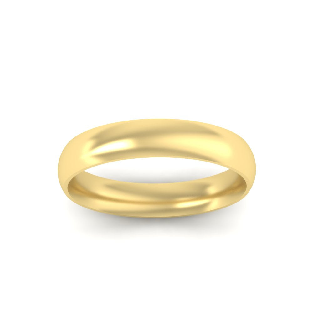 Minimalist 4mm Mens Wedding Band