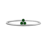 Load image into Gallery viewer, minimalist-bezel-3-stone-emerald-ring-in-white-gold-FD9416RORGEMGR-NL-WG.jpg
