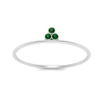 Load image into Gallery viewer, minimalist-bezel-3-stone-emerald-ring-in-white-gold-FD9416RORGEMGR-NL-WG.jpg
