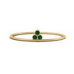 Load image into Gallery viewer, minimalist-bezel-3-stone-emerald-ring-in-yellow-gold-FD9416RORGEMGR-NL-YG.jpg
