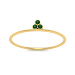 Load image into Gallery viewer, minimalist-bezel-3-stone-emerald-ring-in-yellow-gold-FD9416RORGEMGR-NL-YG.jpg
