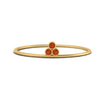 Load image into Gallery viewer, minimalist-bezel-3-stone-orange-sapphire-ring-in-yellow-gold-FD9416RORGSAOR-NL-YG.jpg
