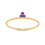 Load image into Gallery viewer, minimalist-bezel-3-stone-violet-topaz-ring-in-yellow-gold-FD9416RORGVITO-NL-YG.jpg
