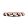 Load image into Gallery viewer, minimalist-black-diamond-stacking-band-in-rose-gold-FD9962BGBLACKANGLE3-NL-RG.jpg