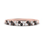 Load image into Gallery viewer, minimalist-black-diamond-stacking-band-in-rose-gold-FD9962BGBLACKANGLE3-NL-RG.jpg
