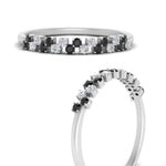 Load image into Gallery viewer, minimalist-black-diamond-stacking-band-in-white-gold-FD9962BGBLACKANGLE3-NL-WG.jpg
