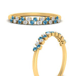 Load image into Gallery viewer, minimalist-blue-topaz-stacking-band-in-yellow-gold-FD9962BGICBLTOANGLE3-NL-YG.jpg

