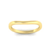 Load image into Gallery viewer, minimalist-curved-wedding-band-for-women-in-yellow-gold-fdens2255bangle5-nl-yg-ws3