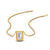 Load image into Gallery viewer, minimalist-emerald-bezel-set-solitaire-necklace-in-yellow-gold-fdpd11682sleep-nl-yg.jpg?v=1777273193