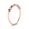 Load image into Gallery viewer, minimalist-orange-sapphire-stacking-band-in-rose-gold-FD9962BGSAORANGLE3-NL-RG.jpg