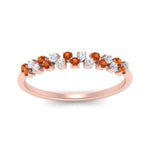 Load image into Gallery viewer, minimalist-orange-sapphire-stacking-band-in-rose-gold-FD9962BGSAORANGLE3-NL-RG.jpg

