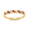 Load image into Gallery viewer, minimalist-orange-sapphire-stacking-band-in-yellow-gold-FD9962BGSAORANGLE3-NL-YG.jpg