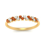 Load image into Gallery viewer, minimalist-orange-sapphire-stacking-band-in-yellow-gold-FD9962BGSAORANGLE3-NL-YG.jpg
