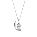 Load image into Gallery viewer, Bezel Pear Water Drop Solitaire Pendant
