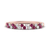 Load image into Gallery viewer, minimalist-pink-sapphire-stacking-band-in-rose-gold-FD9962BGSADRPIANGLE3-NL-RG.jpg