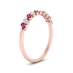 Load image into Gallery viewer, minimalist-pink-sapphire-stacking-band-in-rose-gold-FD9962BGSADRPIANGLE3-NL-RG.jpg
