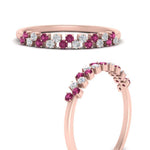 Load image into Gallery viewer, minimalist-pink-sapphire-stacking-band-in-rose-gold-FD9962BGSADRPIANGLE3-NL-RG.jpg
