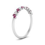 Load image into Gallery viewer, minimalist-pink-sapphire-stacking-band-in-white-gold-FD9962BGSADRPIANGLE3-NL-WG.jpg

