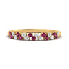Load image into Gallery viewer, minimalist-pink-sapphire-stacking-band-in-yellow-gold-FD9962BGSADRPIANGLE3-NL-YG.jpg