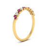 Load image into Gallery viewer, minimalist-pink-sapphire-stacking-band-in-yellow-gold-FD9962BGSADRPIANGLE3-NL-YG.jpg