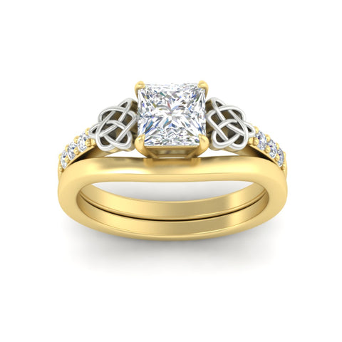minimalist-princess-cut-celtic-ring-set-with-plain-band-in-yellow-gold-fdens2255prangle5-nl-yg-ws3.jpg
