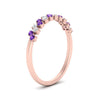Load image into Gallery viewer, minimalist-purple-topaz-stacking-band-in-rose-gold-FD9962BGVITOANGLE3-NL-RG.jpg