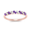 Load image into Gallery viewer, minimalist-purple-topaz-stacking-band-in-rose-gold-FD9962BGVITOANGLE3-NL-RG.jpg
