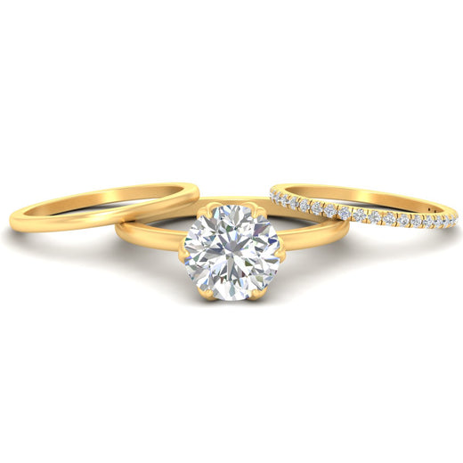 minimalist-round-solitaire-bridal-set-with-pave-band-and-plain-band-in-yellow-gold-fdsr11737angle4-nl-yg.jpg?v=1775815897