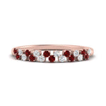 Load image into Gallery viewer, minimalist-ruby-stacking-band-in-rose-gold-FD9962BGRUDRANGLE3-NL-RG.jpg
