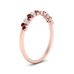 Load image into Gallery viewer, minimalist-ruby-stacking-band-in-rose-gold-FD9962BGRUDRANGLE3-NL-RG.jpg
